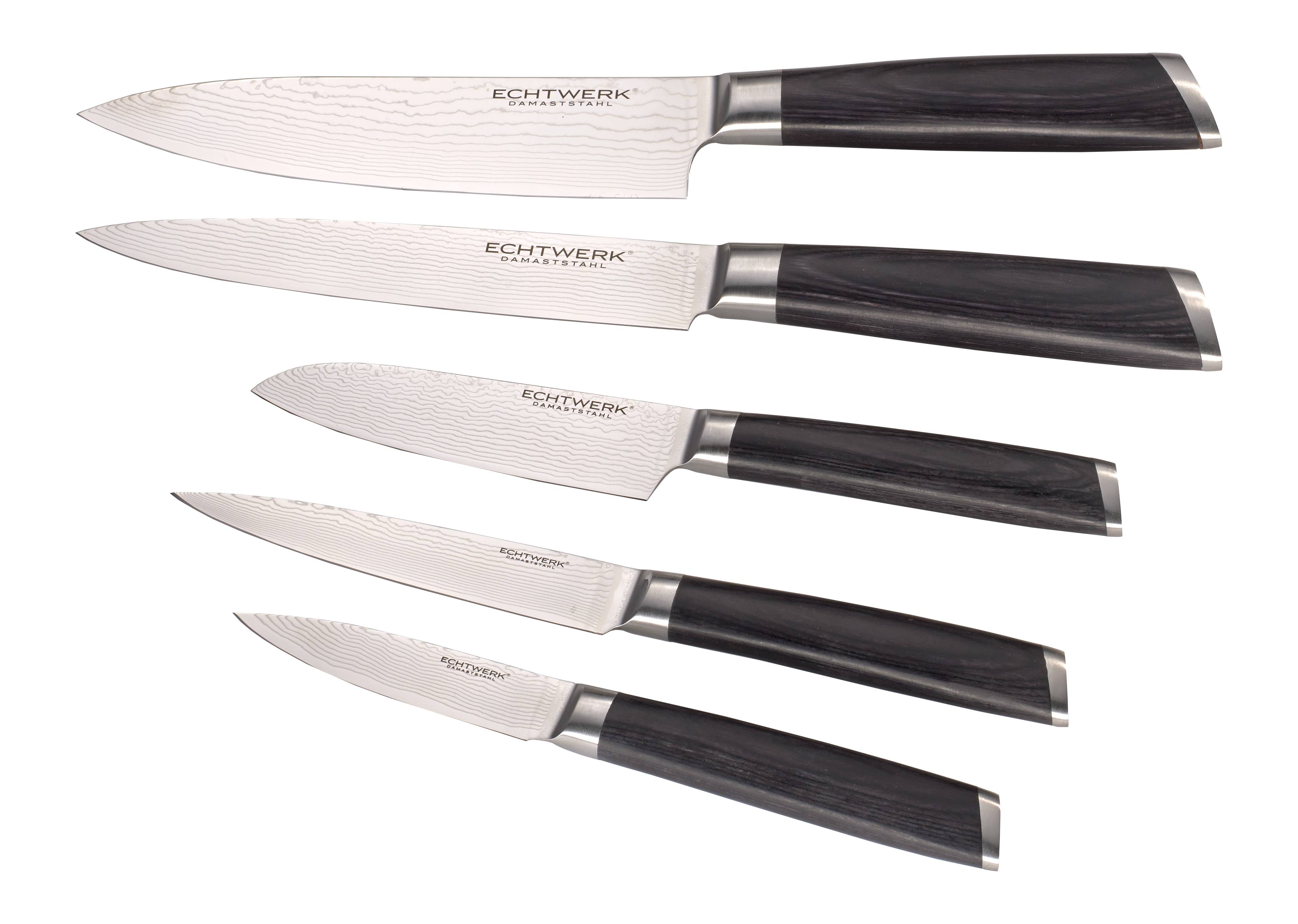 Damaszener Messer Set 5tlg - ECHTWERK